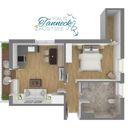 Haus Tanneck Whg 7 *